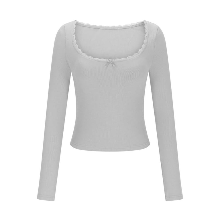 RR)Rest & Recreation / square neck long sleeve