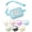 Blue, variant on Initial Fanny Pack for Girls Women, Small Crossbody Bags for Women, Travel Running Belts Bag for Kids, Birthday Gifts for Girls, White, E