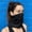 Black, variant on Hemless Neck Gaiter for Outdoor Activities