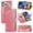 Pink, variant on iPhone 11 Pro Max Case, iPhone 11 Pro Max Wallet Folio Case Magnetic Closure RFID Blocking Card Slots Kickstand Shockproof Absorption Double Protection Case for Apple iPhone 11 Pro Max, Pink