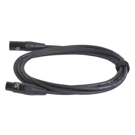 Odyssey OSP125DMX3, 3P Pro XLR Male to XLR Female DMX Cable - 20 Feet