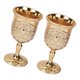 thumbnail image 4 of ColoMX 2pcs retro vino tazas de vino rojo copas de champagne tazas de vino tinto para fiesta (dorado), 4 of 8
