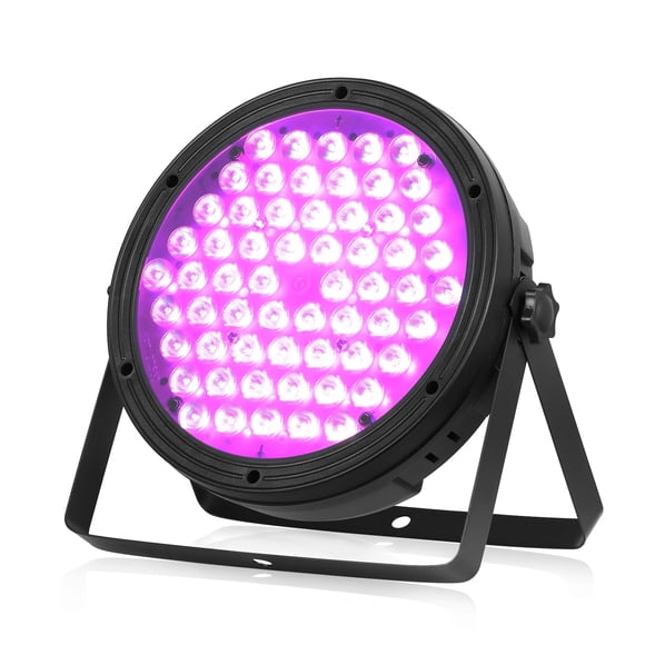 BETOPPER Stage Lighting 120W Par Light RGBW 4-in-1 Stage Lights, DJ Light DMX for Concert and Events (1 Pack)