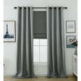 thumbnail image 2 of Belmar Cordless Room Darkening Jacquard Textured Woven Polyester Roman Shades, 2 of 7