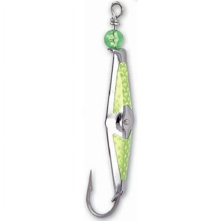 UPC: 0046837100674 | Clarkspoon Fishing Lure 2RBMS-CF Flashspoon – # Chr And Chartreuse