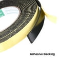 thumbnail image 3 of Uxcell 15mm Wide 2mm Thick 5m Long Weather Strip Foam Seal Tape 2 Count, 3 of 5