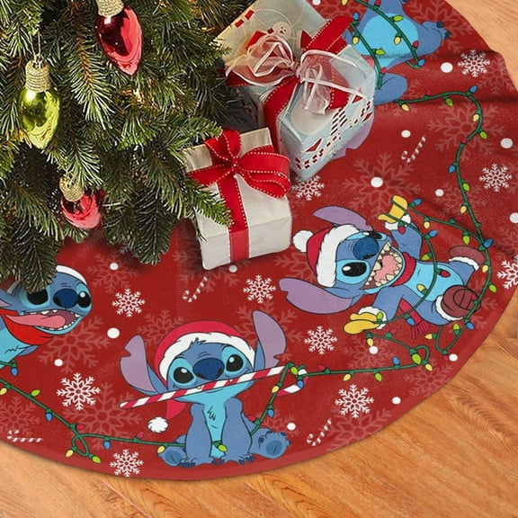 Christmas Tree Skirt 48in, Xmas Tree Ornament, Christmas Party Decoration Gift