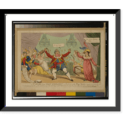 Historic Framed Print, A scene from Don Giovanni as perform'd at the Kings Theatre - 2, 17-7/8" x 21-7/8"