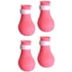 thumbnail image 4 of Juego de 4 piezas de calzado de silicona para gatos, antiarañazos, ajustable, ideal para el aseo y el baño, fundas protectoras de color rosa para garras de gato, 4 of 8