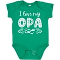 thumbnail image 3 of Inktastic I Love My Opa with Hearts Boys or Girls Baby Bodysuit, 3 of 5