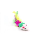 Fun Plush Cat Mouse Toys: 5 Pack with Colorful Tails