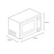 thumbnail image 5 of Horno Microondas con Grill 1.6P3 GE Acero Inox, 5 of 5