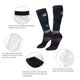 thumbnail image 3 of Fotbe American Flag Waving Print Calcetas Divertidas Estampadas para Hombre y Mujer, Calcetas de Algodón hasta la Rodilla para Caminar, Correr, Enfermería y Embarazo, 3 of 6