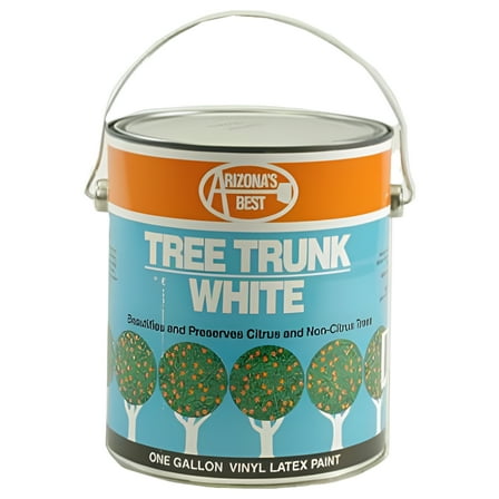 Arizona's Best White Vinyl Latex Paint 1 Gallon Tree Trunk Coating AZP30012