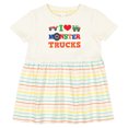 thumbnail image 3 of Inktastic I Love Trucks Girls Baby Dress, 3 of 5