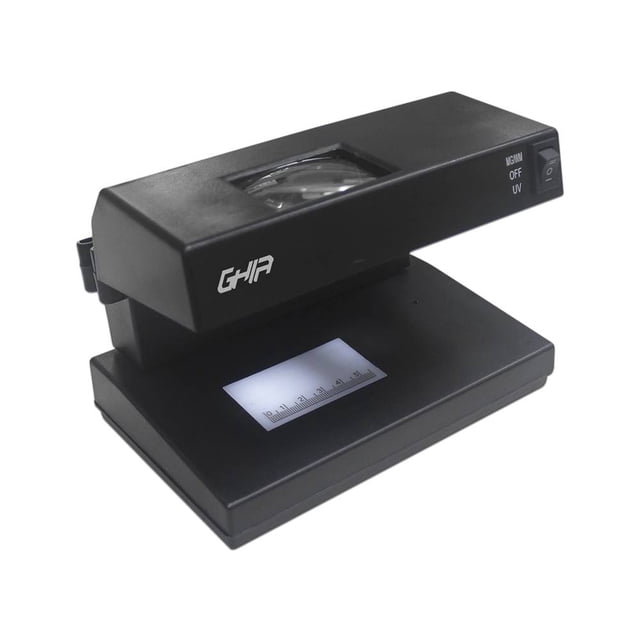 Lámpara detectora Ghia AC-7923 para Billetes y documentos oficiales Tipo de lámpara UV GLUV1