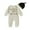 Z4-Beige, variant on newwalpole Baby Boy Clothes Newborn Infant Baby Clothes Romper Pants Hat 3PCS Outfits Set Gray for Size 9-12 Months