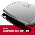 thumbnail image 5 of George Foreman 9-Serving Classic Plate Grill and Panini Press, Silver, GR390FP, 5 of 13