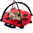 thumbnail image 1 of Cama para mascotas Bell Mouse Feather: cesta acolchada portátil, compacta y liviana para gatos, cachorros y perros pequeños: higiénica, antibacteriana y esponjosa, 1 of 5
