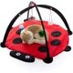 thumbnail image 1 of Cama para mascotas Bell Mouse Feather: cesta acolchada portátil, compacta y liviana para gatos, cachorros y perros pequeños: higiénica, antibacteriana y esponjosa, 1 of 5