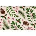 thumbnail image 3 of Christmas Holly Print Hand Towel, Cute Christmas Tree Hand Towel, Holiday Kitchen and Bathroom Decor, Holiday Guest Towel, Winter Gift, 3 of 4