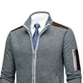 thumbnail image 4 of Ceisia Men's Thickened Hooded Sweater Jacket Zip Up Pockets Gift Long Sleeve Casual Outerwear, 4 of 7
