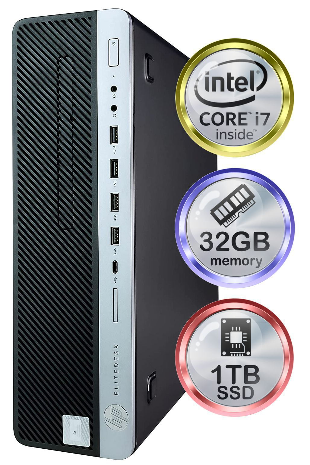 ミニPC HP EliteDesk 800 G3 SFF 8GB 500GB corei7 Amazon.com