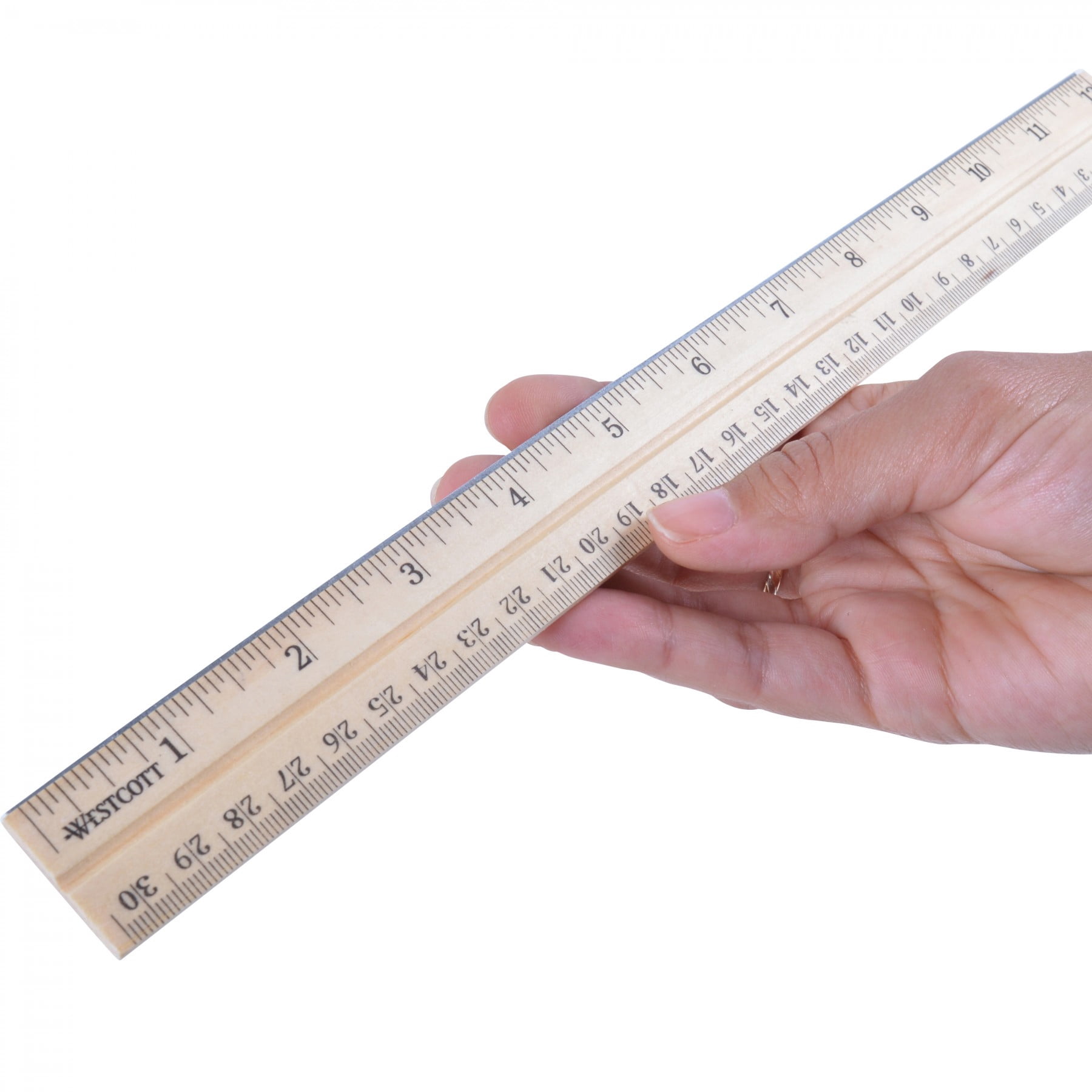 Westcott School Wood Ruler, Pack of 36