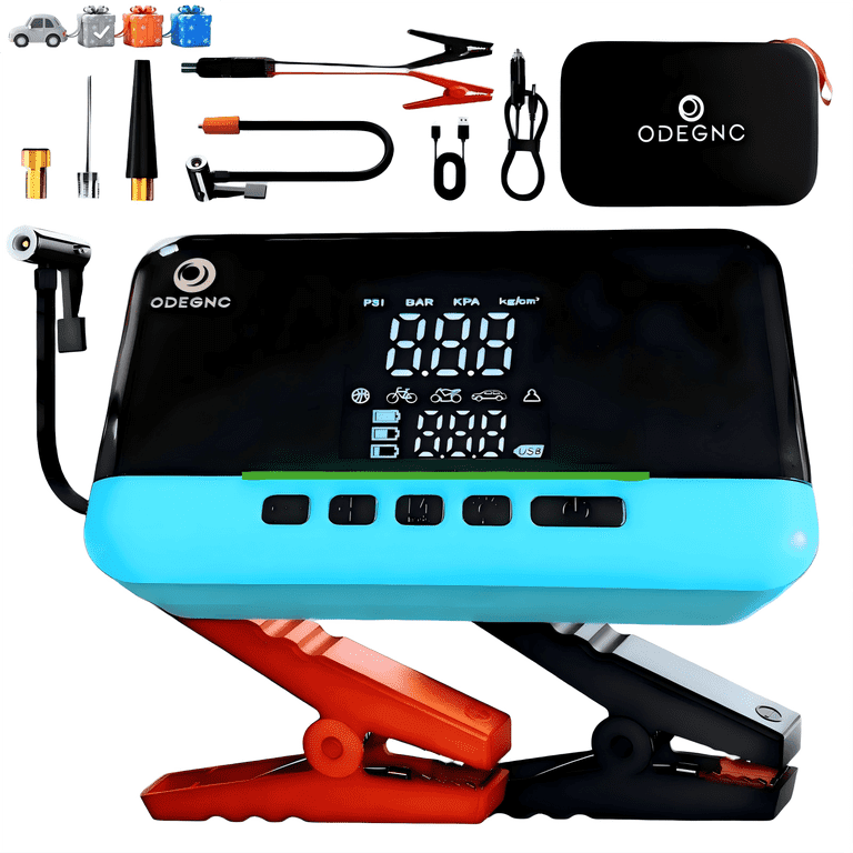 ODEGNC 5000A Jump Starter With 160PSI Air Compressor photo 1
