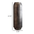 thumbnail image 5 of Benjara Cali 18 Inch Flower Vase, Round Base, Ribbed Fluted Brown Mercury Glass, 5 of 5