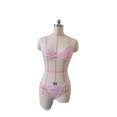 thumbnail image 5 of Ropa interior sexy estilo Europa y Estados Unidos, sujetador de malla transparente con tirantes, ropa interior de tres puntos para mujer, 5 of 5