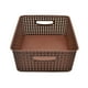 thumbnail image 5 of Set De 4 Cajas, Canastas Organizadoras Tipo Rattan Café, 5 of 6