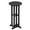Black, variant on Gymax 21.5'' Round Bar Table Patio HDPE Bar Height Dining Table w/ Slatted Tabletop Brown