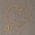 thumbnail image 4 of WEIS Cheville Initiale en Cristal Double Ligne avec Strass, 4 of 6