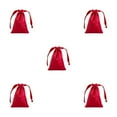 thumbnail image 2 of Youkk Super Soft Jewelry Bags Must-Have Storage Solution Easy To Drawstring Bags red 5Set, 2 of 6