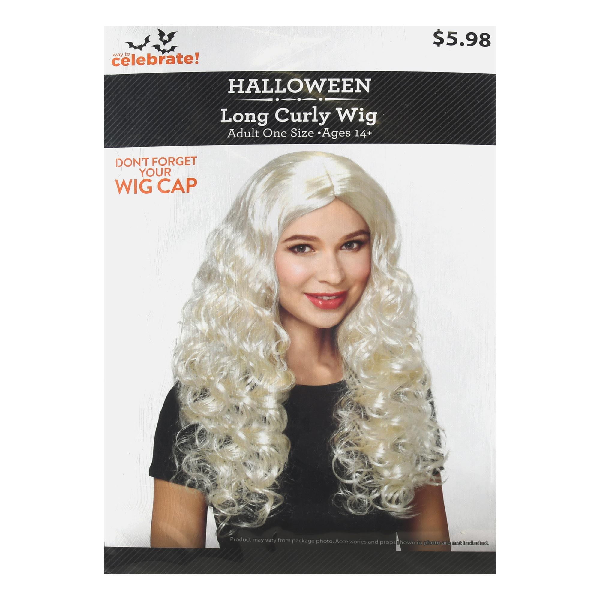 Way To Celebrate Halloween Long Blonde Wig, 30"