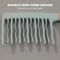 thumbnail image 4 of Detangling Hair Comb with Volumizing DoubleRow Wavy Teeth and Ergonomic NonSlip Handle for Women, 4 of 4