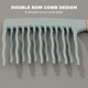thumbnail image 4 of Wide Tooth Comb for Curly Hair with DoubleRow Wavy Teeth AntiStatic Detangling Comb for Women, 4 of 4