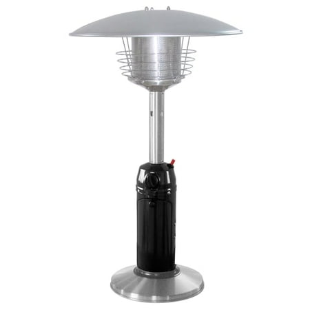Outdoor Heater - Hiland Portable Black and Stainless Steel Patio Heater