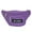 Dark Purple, variant on Girls Fabric Waist Pack Purse, Coral Pink/Grey