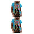 thumbnail image 2 of Jumpingount Camiseta con pintura al óleo para mujer, blusa con estampado gráfico, camisa divertida de gran tamaño, ropa de moda femenina, Type2 NO2, 2 of 6