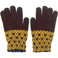 thumbnail image 4 of Guantes de invierno con pantalla táctil, guantes de malla Jacquard para invierno, guantes tejidos para mujer, guantes gruesos de terciopelo para Otoño e Invierno, 4 of 5
