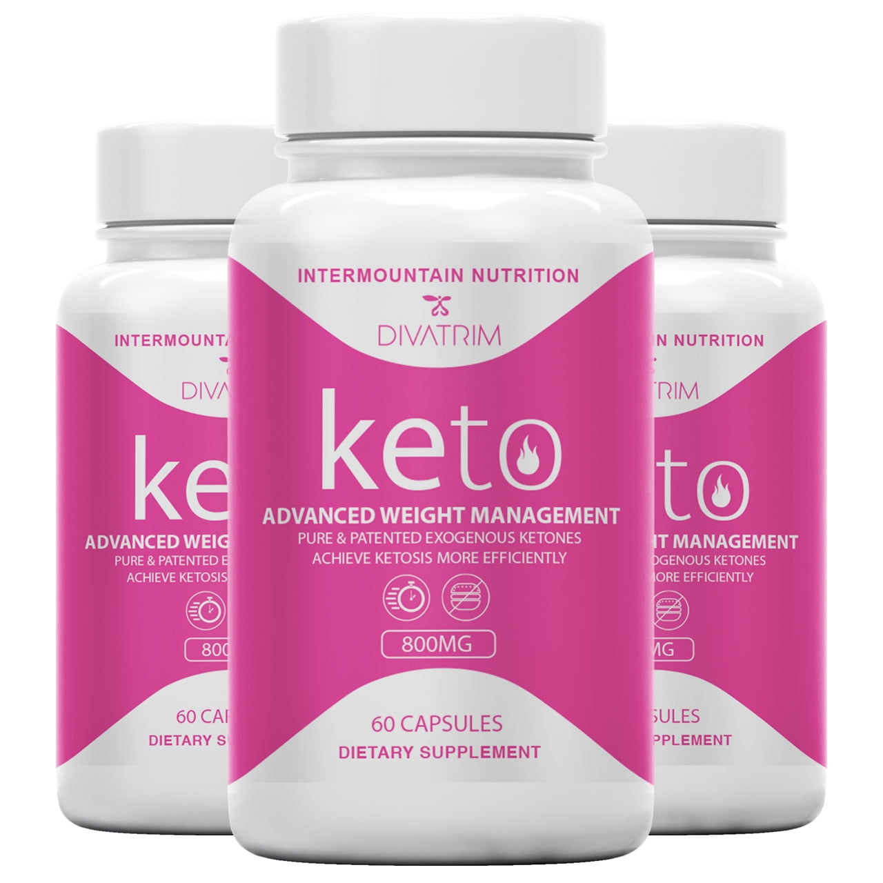 3 Packs Divatrim Keto Pill Diva Trim Keto Fuel Advanced Keto Formula Pure Patented Exogenous Ketones The Official Brand Dietary Supplement Walmart Com