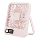 thumbnail image 1 of Ventilador de escritorio USB con 5 modos de velocidad, soporte estable, carga USB ultrasilencioso, pequeño ventilador de escritorio para la familia, la oficina y la escuela, color rosa, 1 of 10