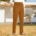 thumbnail image 2 of Certgust Pants Under $30 Wide Leg Pants for Women Petite High Waisted Palazzo Flowy Drawstring Elastic Waist Trousers with Pockets Summer, 2 of 5