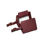 Luggage Tag Travel ID in Leather with Privacy Flap