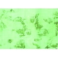 thumbnail image 1 of Ahgly Company Indoor Rectangle Oriental Green Modern Area Rugs, 4' x 6', 1 of 4