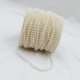 thumbnail image 2 of 4MM Faux Pearl Beads Garland Pearl Bead Roll Strand for Wedding Party Decoration (Ivory, 40M), 2 of 3