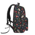 thumbnail image 3 of Rateoe Forest Flora and Insects Pattern Casual Backpack for School, Work, Travel – Adjustable Straps, Multiple Compartments – Ergonomic Design, Fits Laptops and Tablets, 3 of 5