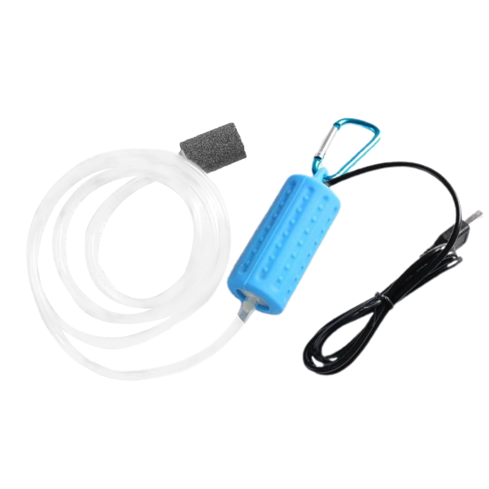 Portable Mini pompe à oxygène Puissance Pompe à air Mute USB Charge  Rechargeable Puissance Compresseur d'oxygène Aquarium Fish Tank Extérieur